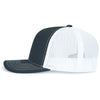 Pacific Headwear Navy/White/NavyContrast Stitch Trucker Pacflex Snapback Cap