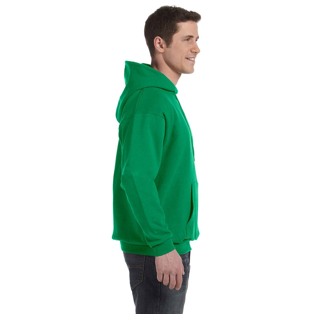 Hanes Men's Kelly Green 7.8 oz. EcoSmart 50/50 Pullover Hood