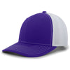 Pacific Headwear Purple/White/Purple Air Mesh Sidline Cap