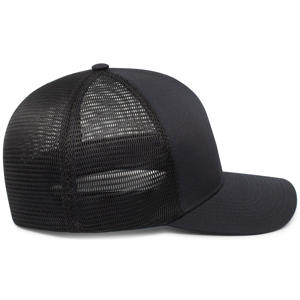 Pacific Headwear Navy Fusion Trucker Cap