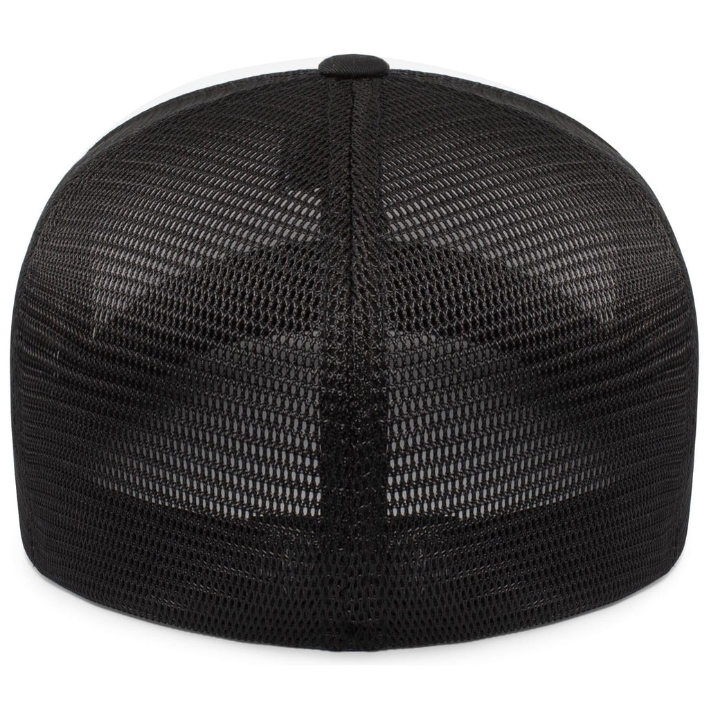 Pacific Headwear White/Black/Black Fusion Trucker Cap