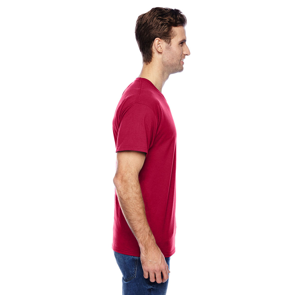 Hanes Men's Deep Red 4.5 oz. X-Temp Performance T-Shirt