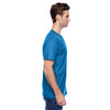 Hanes Men's Neon Blue Heather 4.5 oz. X-Temp Performance T-Shirt