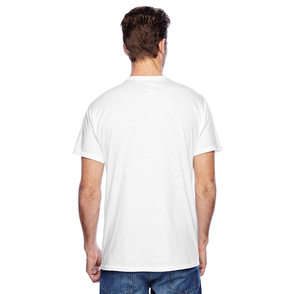 Hanes Men's White 4.5 oz. X-Temp Performance T-Shirt