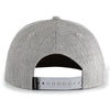 Pacific Headwear Light Heather Wool Blend Heather Snapback Cap