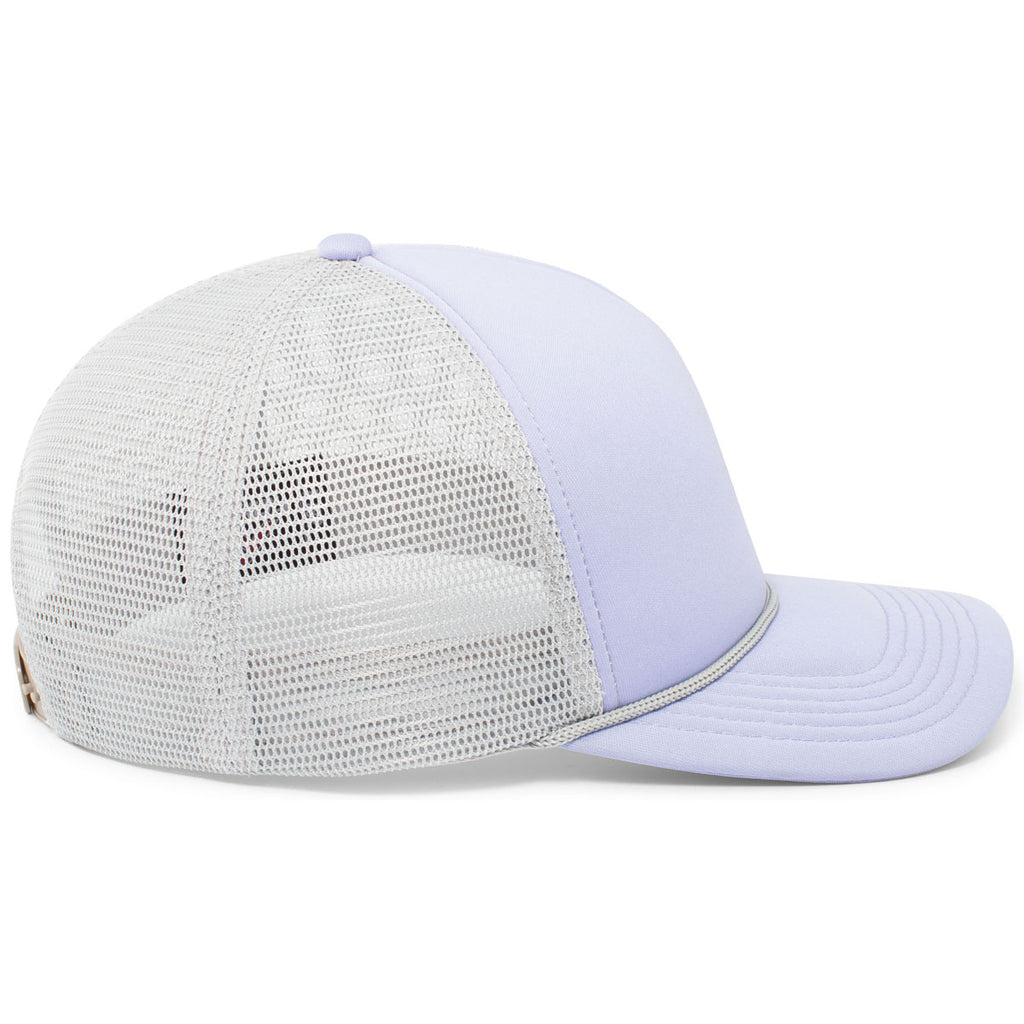 Pacific Headwear Lavender/Silver/Lavender Foamie Fresh Trucker Cap