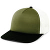 Pacific Headwear Moss/White/Black Foamie Fresh Trucker Cap