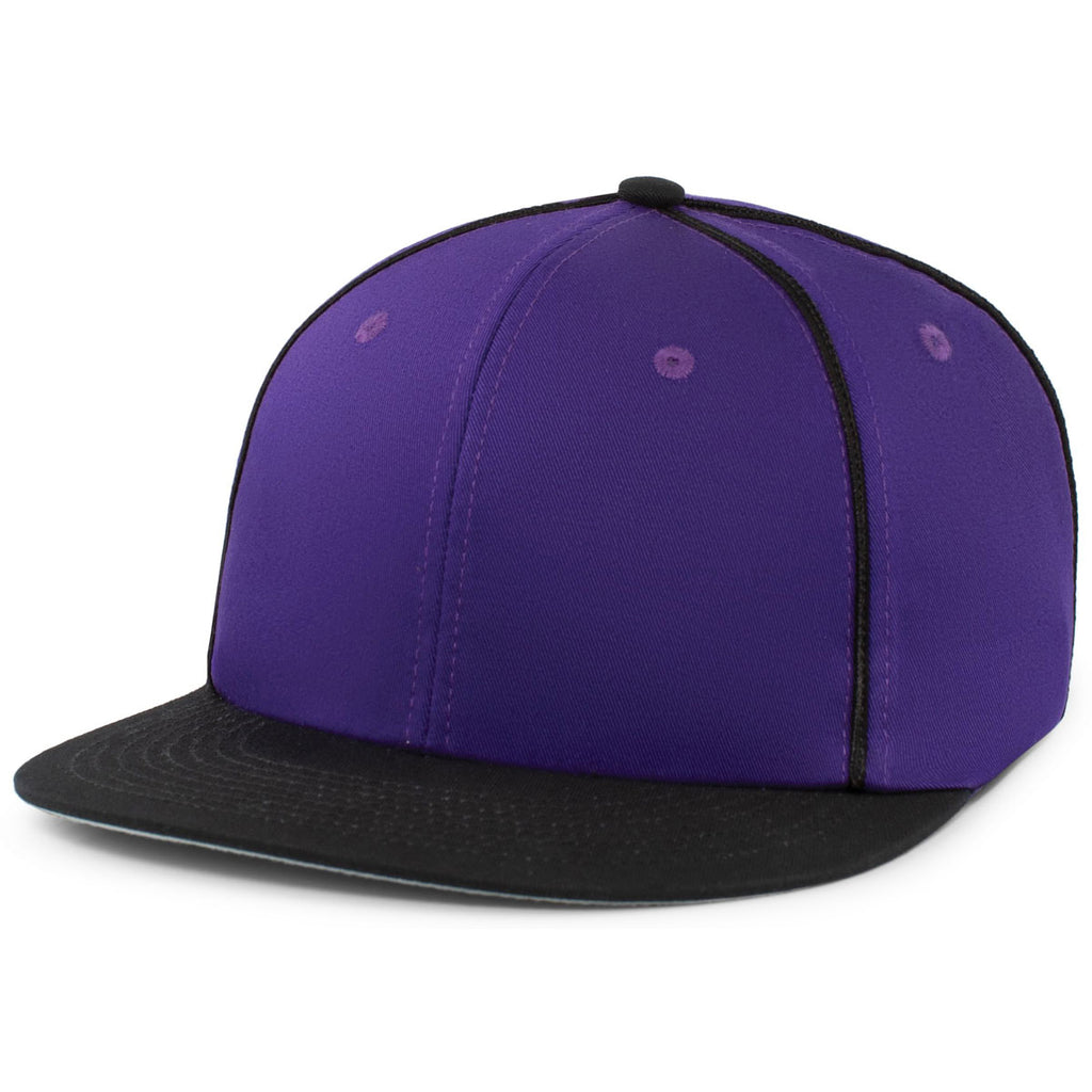 Pacific Headwear Purple/Black Momentum Team Cap