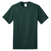 Port & Company Men's Dark Green Ring Spun Cotton Tee