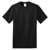 Port & Company Men's Jet Black Ring Spun Cotton Tee