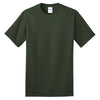 Port & Company Men's Olive Ring Spun Cotton Tee