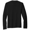 Port & Company Men's Black Tri-Blend Long Sleeve Tee