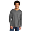 Port & Company Men's Graphite Heather Tri-Blend Long Sleeve Tee