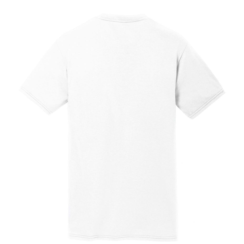 Port & Company Men's White Performance Blend Tee