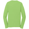 Port & Company Men's Lime Long Sleeve Performance Blend Tee