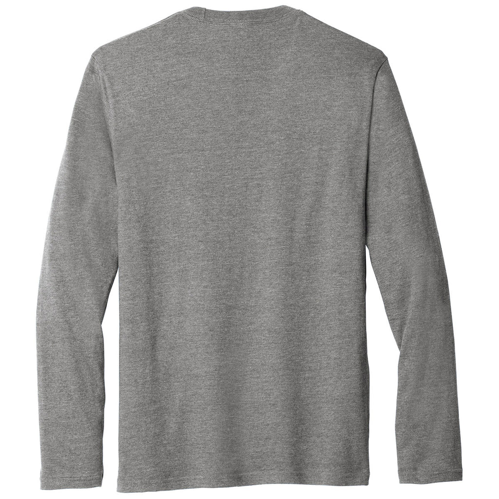 Port & Company Men's Graphite Heather Long Sleeve Fan Favorite Blend Tee