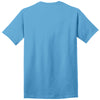 Port & Company Men's Aquatic Blue Cotton Tee