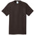 Port & Company Men's Dark Chocolate Brown Cotton Tee