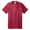 Port & Company Men's Heather Red Core Cotton Tee