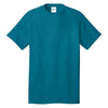 Port & Company Men's Teal Core Cotton Tee