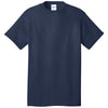 Port & Company Men's Navy Core Cotton DTG Tee