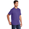 Port & Company Men's Purple Core Cotton DTG Tee