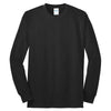 Port & Company Men's Black Tall Long Sleeve Core Blend Tee