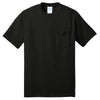 Port & Company Men's Jet Black Core Blend Pocket Tee