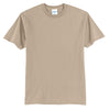 Port & Company Men's Desert Sand Tall Core Blend Tee