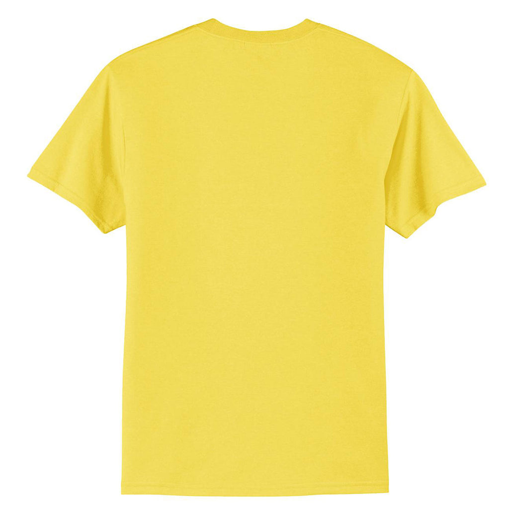 Port & Company Men's Yellow Core Blend Tee