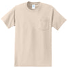 Port & Company Men's Natural Essential Pocket Tee