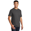 Port & Company Men's Charcoal Essential Pocket Tee