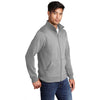 Port & Company Men's Athletic Heather Core Fleece Cadet Full-Zip Sweatshirt