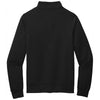 Port & Company Men's Jet Black Core Fleece Cadet Full-Zip Sweatshirt