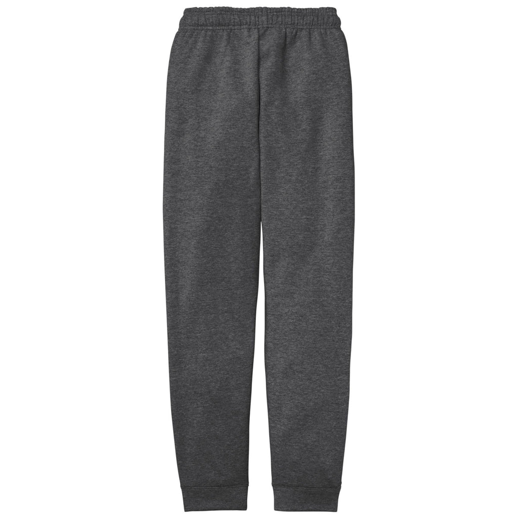 Port & Company Men's Dark Heather Grey Core Fleece Jogger