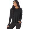 Glyder Women's Black Lounge Long Sleeve