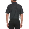 Perry Ellis Men's Caviar Black Space Dye Polo