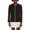 Perry Ellis Women's Caviar Black Full Zip Jacket