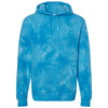 Independent Trading Co. Unisex Tie Dye Aqua Blue Midweight Tie-Dye Hooded Sweatshirt