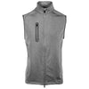 Levelwear Men's Heather Charcoal Dean Full Zip Vest