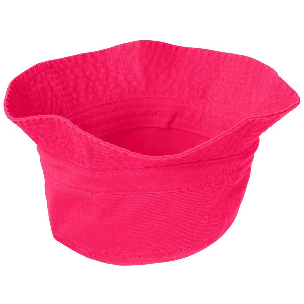 Port Authority Pink Raspberry Bucket Hat