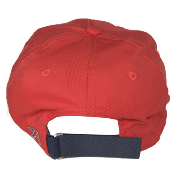 AHEAD Red/Navy Reverse Waffle Cap