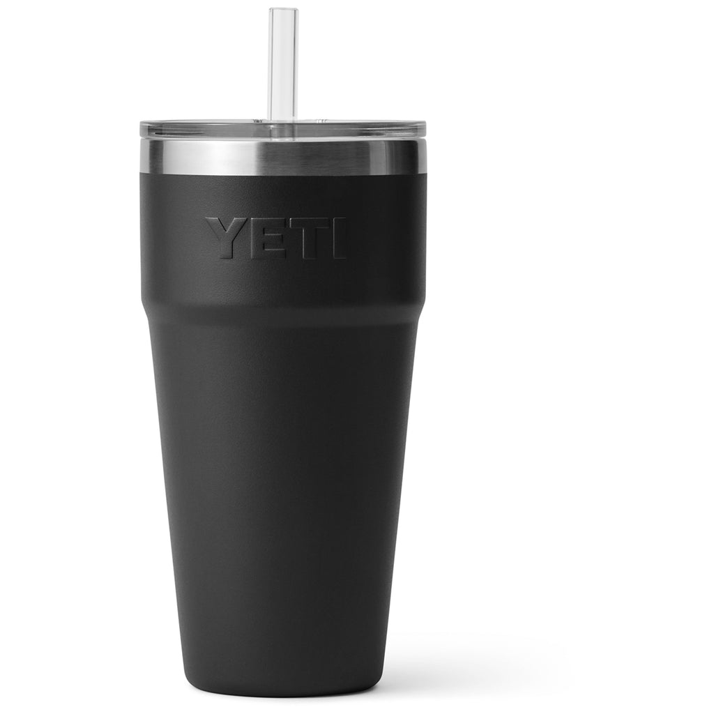 YETI Black Rambler 26 oz Stackable Cup