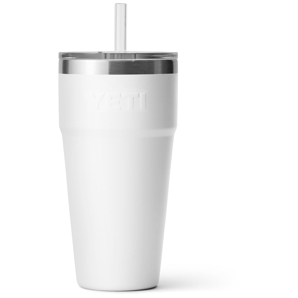 YETI White Rambler 26 oz Stackable Cup