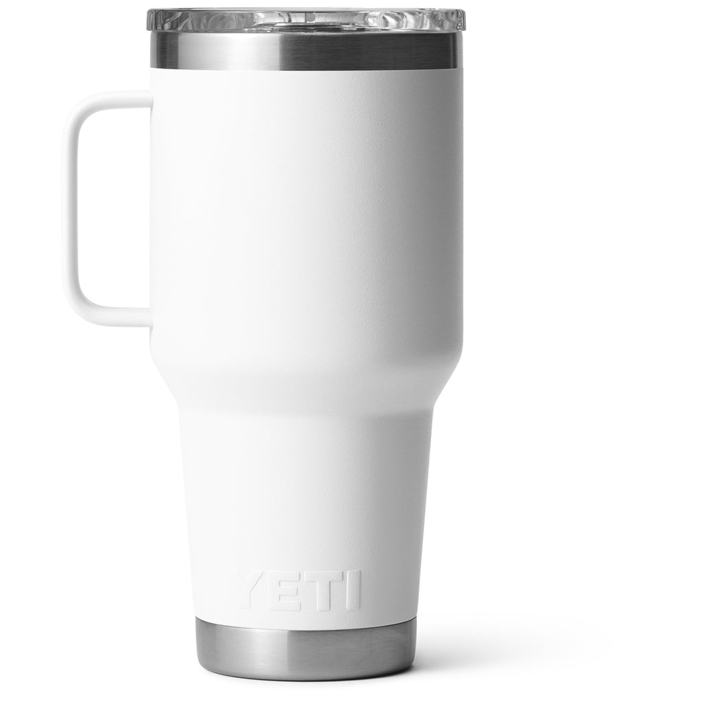 YETI White Rambler 30 oz Travel Mug