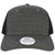 Legacy Black/Black Heather Five-Panel Trucker Cap