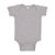 Rabbit Skins Heather Grey Infant Baby Rib Onesie