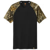 Russell Outdoors Men's Black/ Realtree Edge Realtree Colorblock Performance Tee