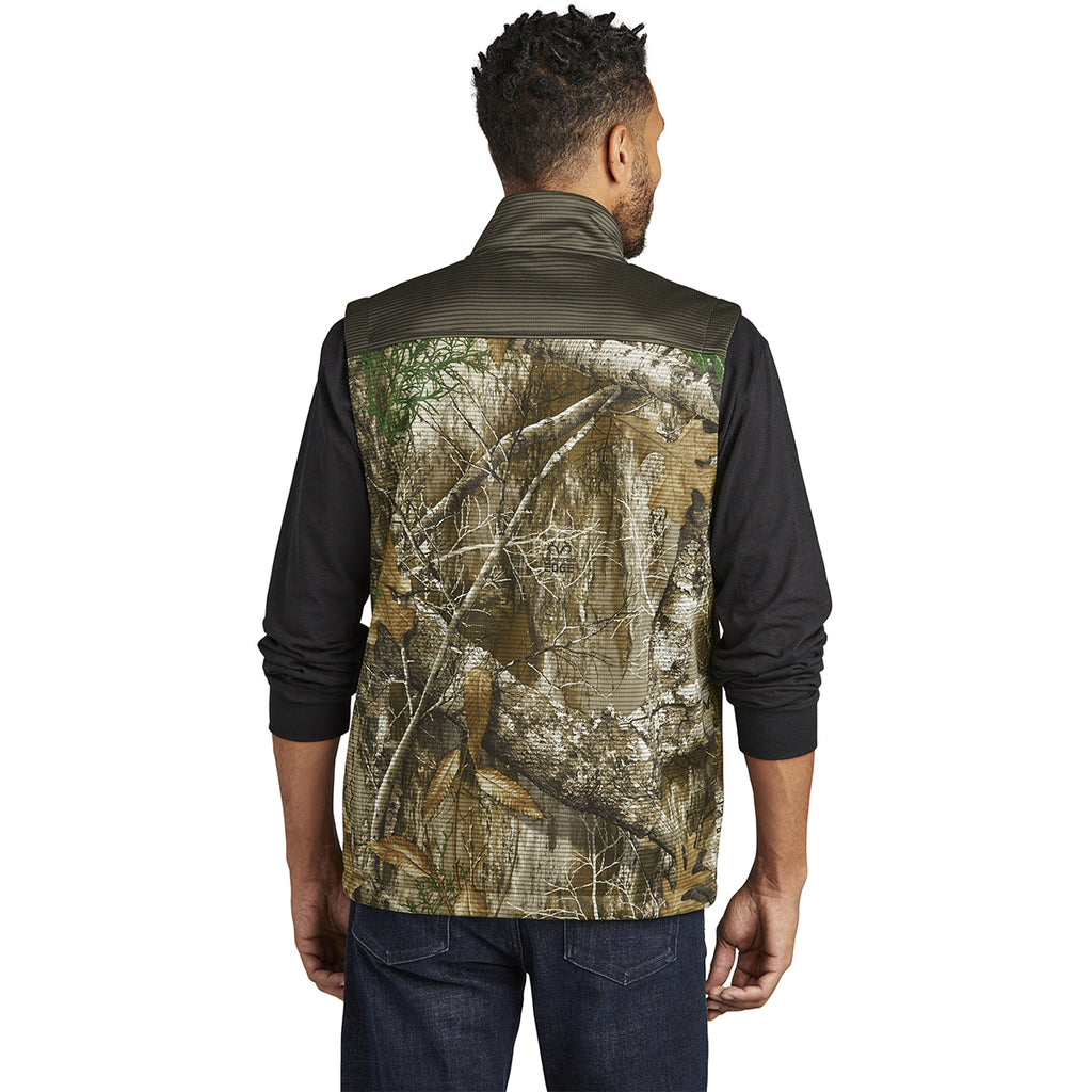 Russell Outdoors Men's Cargo Brown/ Realtree Edge Realtree Atlas Colorblock Soft Shell Vest