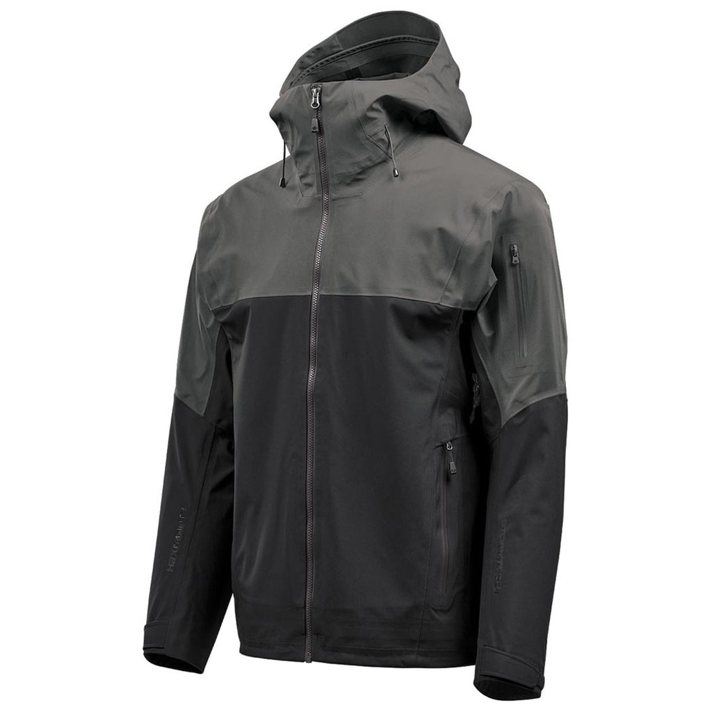 Stormtech Men's Granite/Black Vertex Stormshell